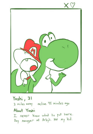 Illustration for article titled If Video Game Characters Used Tinder